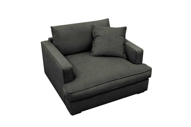 Rossita lyx Ekstra dyp Lenestol - Mørk grønn Kordfløyel - Møbler - Stoler & lenestoler - Lenestoler