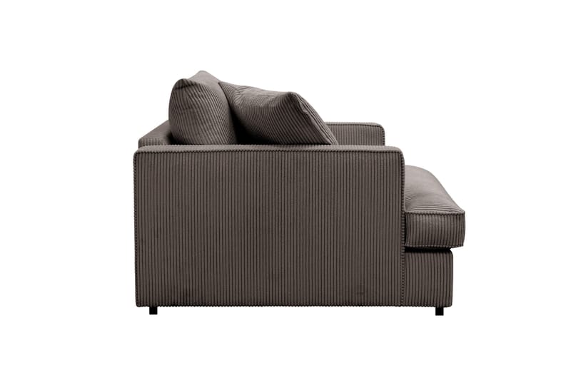 Rossita lyx Ekstra dyp Lenestol - Mørkegrå Kordfløyel - Møbler - Stoler & lenestoler - Lenestoler