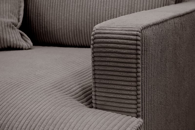 Rossita lyx Ekstra dyp Lenestol - Mørkegrå Kordfløyel - Møbler - Stoler & lenestoler - Lenestoler