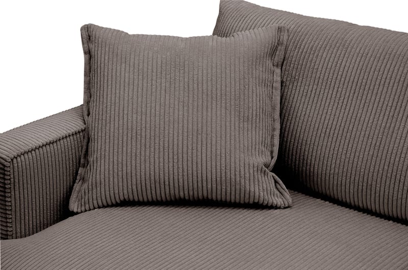 Rossita lyx Ekstra dyp Lenestol - Mørkegrå Kordfløyel - Møbler - Stoler & lenestoler - Lenestoler