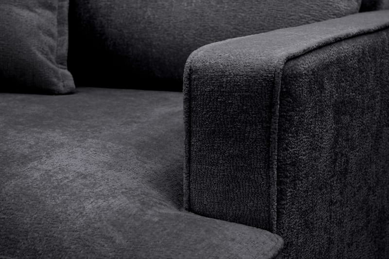 Rossita lyx Ekstra dyp Lenestol - Svart Chenille - Møbler - Stoler & lenestoler - Lenestoler