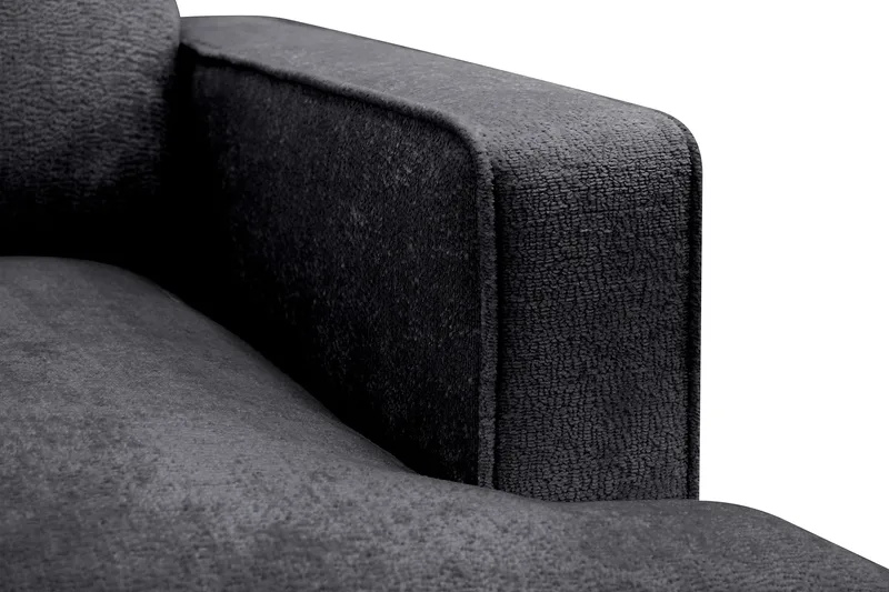 Rossita lyx Ekstra dyp Lenestol - Svart Chenille - Møbler - Stoler & lenestoler - Lenestoler