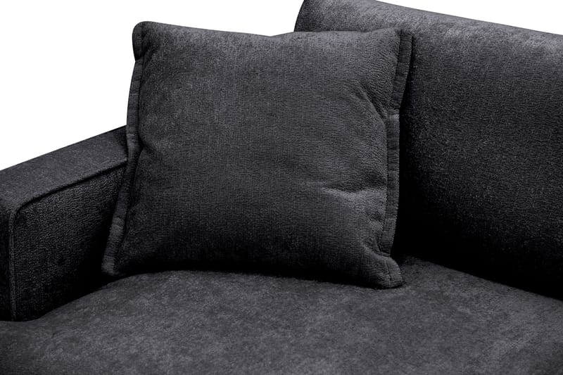 Rossita lyx Ekstra dyp Lenestol - Svart Chenille - Møbler - Stoler & lenestoler - Lenestoler