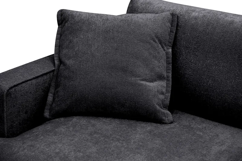 Rossita lyx Ekstra dyp Lenestol - Svart Chenille - Møbler - Stoler & lenestoler - Lenestoler