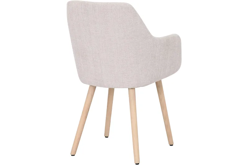 Rumba Armlenestol - Beige - Møbler - Stoler & lenestoler - Spisestuestoler & kjøkkenstoler