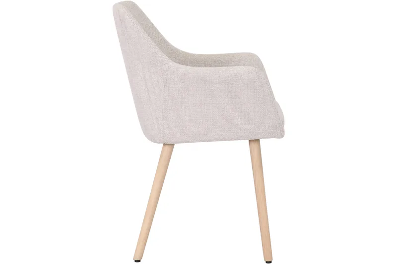 Rumba Armlenestol - Beige - Møbler - Stoler & lenestoler - Spisestuestoler & kjøkkenstoler