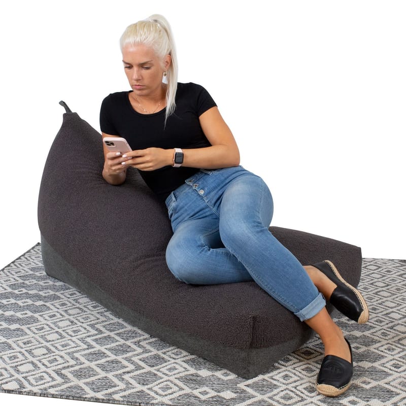 Sakkose Karmar Bag 130x80x20/70 cm - mørk grå - Møbler - Stoler & lenestoler - Sittesekk & sakkosekk