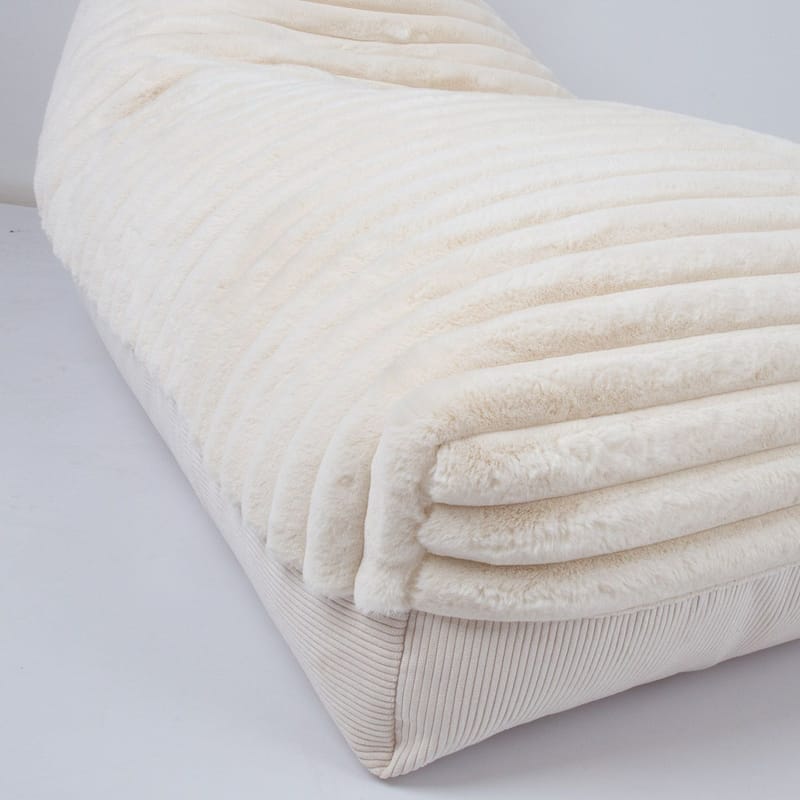 Sakkose Tovin 130x80x20/70 cm - hvit - Møbler - Stoler & lenestoler - Sittesekk & sakkosekk