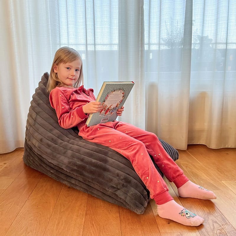Sakkose Vegnor 100x70x15/70 cm - mørk grå - Møbler - Stoler & lenestoler - Sittesekk & sakkosekk