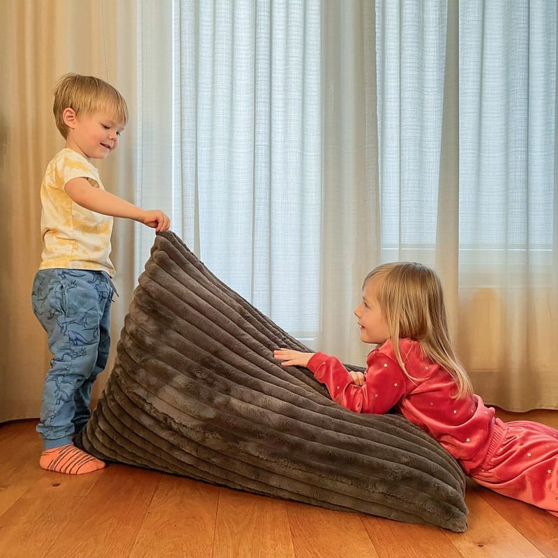 Sakkose Vegnor 100x70x15/70 cm - mørk grå - Møbler - Stoler & lenestoler - Sittesekk & sakkosekk
