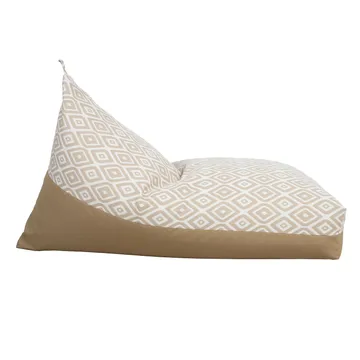 Sakkose Viknor 130x80x20/70 cm - beige diamanter/beige - Møbler - Stoler & lenestoler - Sittesekk & sakkosekk