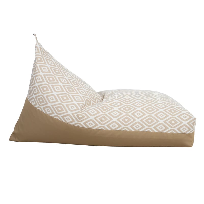 Sakkose Viknor 130x80x20/70 cm - beige diamanter/beige - Møbler - Stoler & lenestoler - Sittesekk & sakkosekk