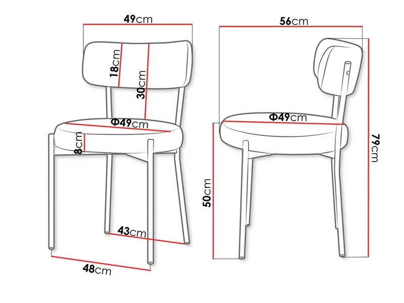 Salvenn Spisestol 2-pakning - Beige - Møbler - Stoler & lenestoler - Spisestuestoler & kjøkkenstoler