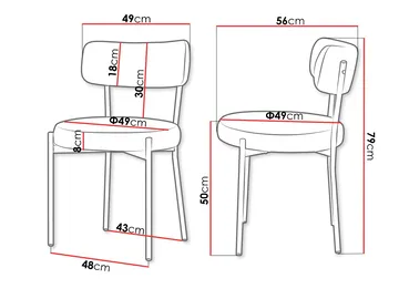 Salvenn Spisestol 2-pakning - Beige - Møbler - Stoler & lenestoler - Spisestuestoler & kjøkkenstoler