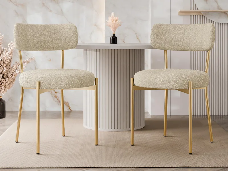 Salvenn Spisestol 2-pakning - Beige - Møbler - Stoler & lenestoler - Spisestuestoler & kjøkkenstoler