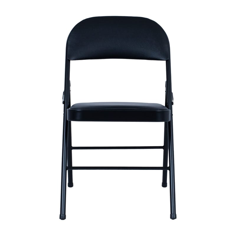 Sammenleggbar stol HOME4YOU Piknik Svart/PU - svart - Møbler - Stoler & lenestoler - Klappstol & stablingsbare stoler