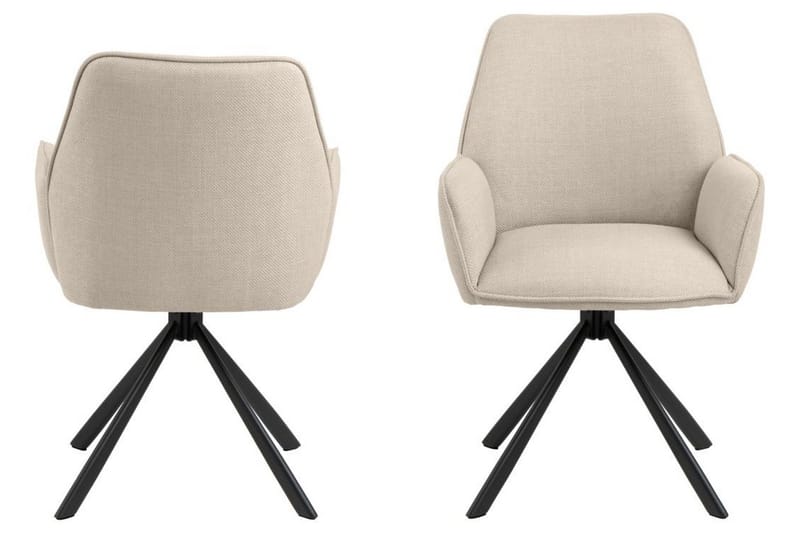 Sapana Lenestol - Beige - Møbler - Stoler & lenestoler - Spisestuestoler & kjøkkenstoler