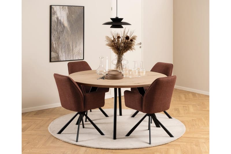 Sapana Lenestol - Oransje - Møbler - Stoler & lenestoler - Spisestuestoler & kjøkkenstoler