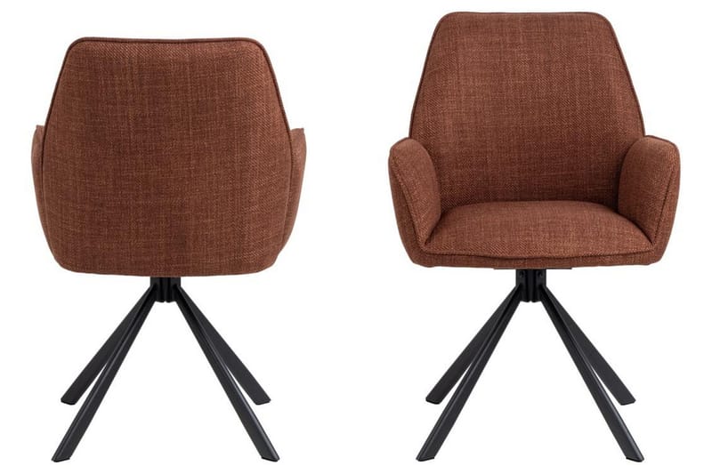 Sapana Lenestol - Oransje - Møbler - Stoler & lenestoler - Spisestuestoler & kjøkkenstoler