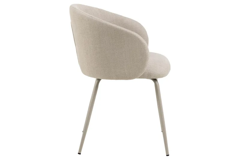 Sarad Lenestol - Beige - Møbler - Stoler & lenestoler - Spisestuestoler & kjøkkenstoler