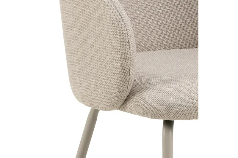 Sarad Lenestol - Beige - Møbler - Stoler & lenestoler - Spisestuestoler & kjøkkenstoler