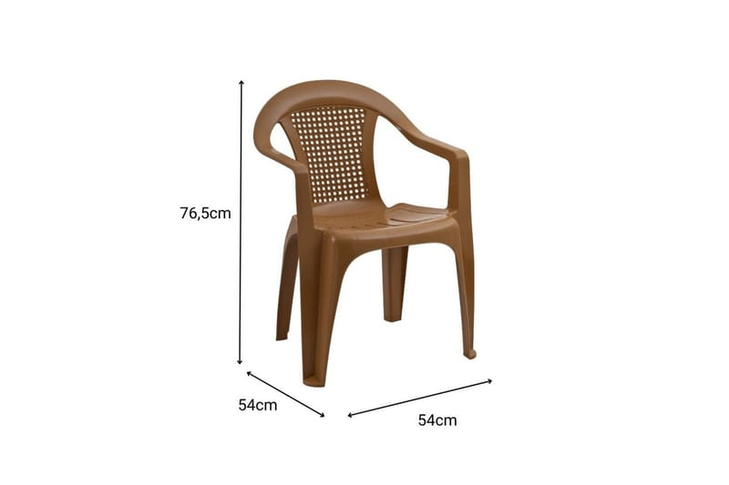 Selter Spisestol - Brun - Møbler - Stoler & lenestoler - Spisestuestoler & kjøkkenstoler