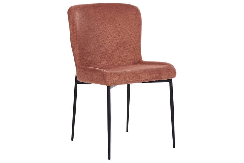 Sett med 2 spisestoler Ada - Brun, Svart - Møbler - Stoler & lenestoler - Spisestuestoler & kjøkkenstoler
