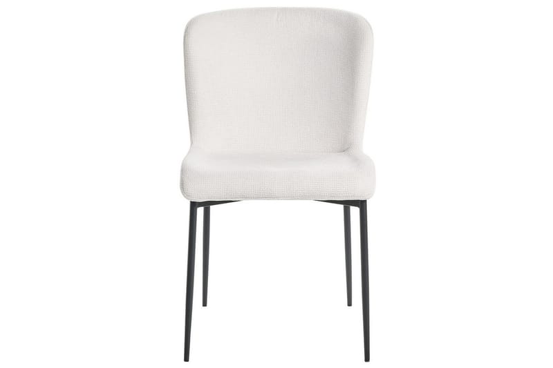Sett med 2 spisestoler Ada - Hvit, Svart - Møbler - Stoler & lenestoler - Spisestuestoler & kjøkkenstoler