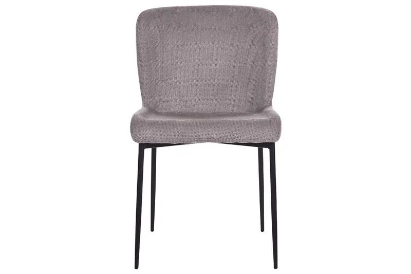 Sett med 2 spisestoler Ada - Mørk grå, svart - Møbler - Stoler & lenestoler - Spisestuestoler & kjøkkenstoler