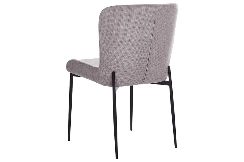 Sett med 2 spisestoler Ada - Mørk grå, svart - Møbler - Stoler & lenestoler - Spisestuestoler & kjøkkenstoler