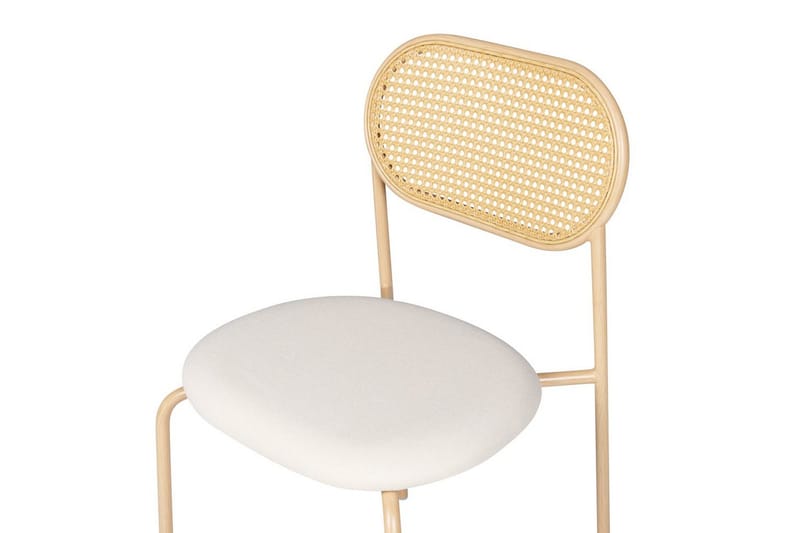 Sett med 2 spisestoler Adaver - Lyst tre, beige - Møbler - Stoler & lenestoler - Spisestuestoler & kjøkkenstoler