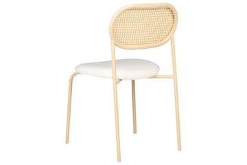 Sett med 2 spisestoler Adaver - Lyst tre, beige - Møbler - Stoler & lenestoler - Spisestuestoler & kjøkkenstoler