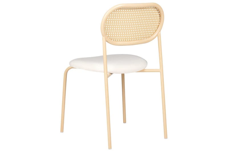 Sett med 2 spisestoler Adaver - Lyst tre, beige - Møbler - Stoler & lenestoler - Spisestuestoler & kjøkkenstoler