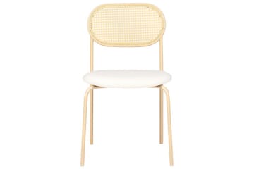 Sett med 2 spisestoler Adaver - Lyst tre, beige - Møbler - Stoler & lenestoler - Spisestuestoler & kjøkkenstoler