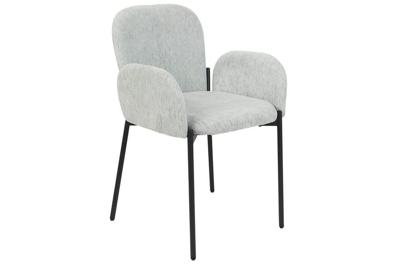 Sett med 2 spisestoler Albee - Mintgrønn, Svart - Møbler - Stoler & lenestoler - Spisestuestoler & kjøkkenstoler