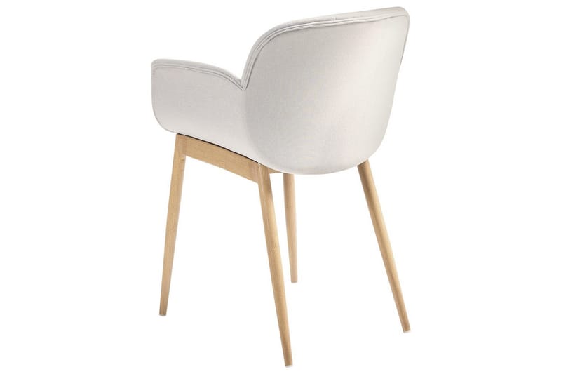 Sett med 2 spisestoler Alice - Grå, lyst tre - Møbler - Stoler & lenestoler - Spisestuestoler & kjøkkenstoler