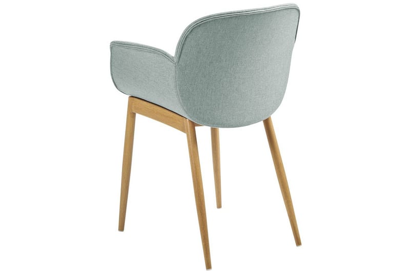 Sett med 2 spisestoler Alice - Grønt, lyst tre - Møbler - Stoler & lenestoler - Spisestuestoler & kjøkkenstoler