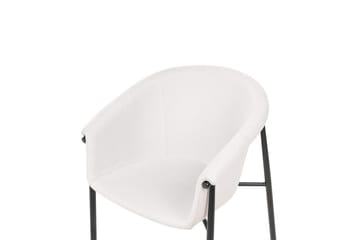 Sett med 2 spisestoler Ames - Beige, svart - Møbler - Stoler & lenestoler - Spisestuestoler & kjøkkenstoler