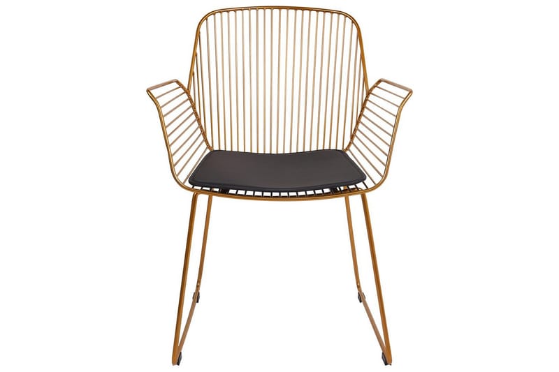 Sett med 2 spisestoler Appleton - Gull, svart - Møbler - Stoler & lenestoler - Spisestuestoler & kjøkkenstoler