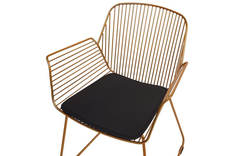 Sett med 2 spisestoler Appleton - Gull, svart - Møbler - Stoler & lenestoler - Spisestuestoler & kjøkkenstoler