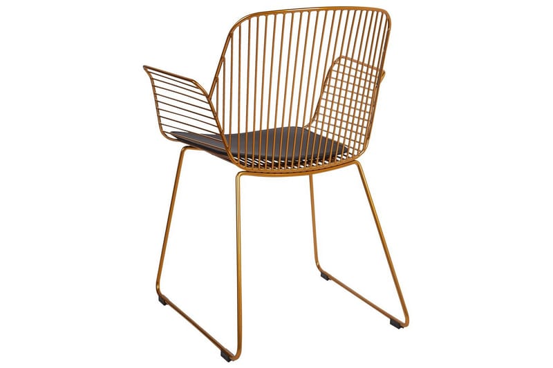 Sett med 2 spisestoler Appleton - Gull, svart - Møbler - Stoler & lenestoler - Spisestuestoler & kjøkkenstoler