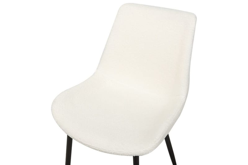 Sett med 2 spisestoler Avilla - Hvit, Svart - Møbler - Stoler & lenestoler - Spisestuestoler & kjøkkenstoler