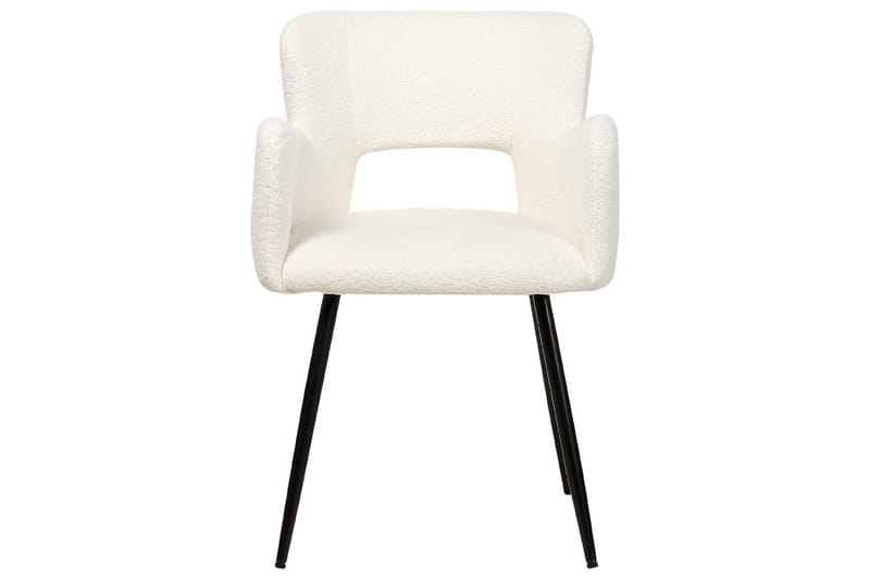 Sett med 2 spisestoler Bouclé Sanilac - Møbler - Stoler & lenestoler - Spisestuestoler & kjøkkenstoler