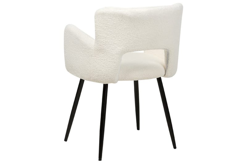 Sett med 2 spisestoler Bouclé Sanilac - Møbler - Stoler & lenestoler - Spisestuestoler & kjøkkenstoler