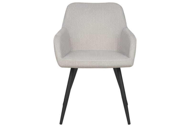 Sett med 2 spisestoler Casmalia - Beige, svart - Møbler - Stoler & lenestoler - Spisestuestoler & kjøkkenstoler