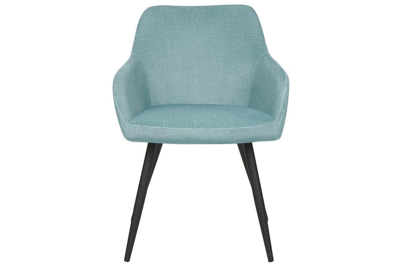 Sett med 2 spisestoler Casmalia - Blå, Svart - Møbler - Stoler & lenestoler - Spisestuestoler & kjøkkenstoler