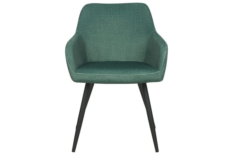 Sett med 2 spisestoler Casmalia - Grønn, svart - Møbler - Stoler & lenestoler - Spisestuestoler & kjøkkenstoler