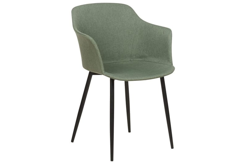 Sett med 2 spisestoler Elim - Grønn, Svart - Møbler - Stoler & lenestoler - Spisestuestoler & kjøkkenstoler