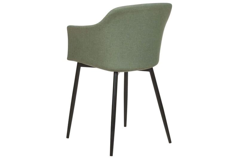 Sett med 2 spisestoler Elim - Grønn, Svart - Møbler - Stoler & lenestoler - Spisestuestoler & kjøkkenstoler