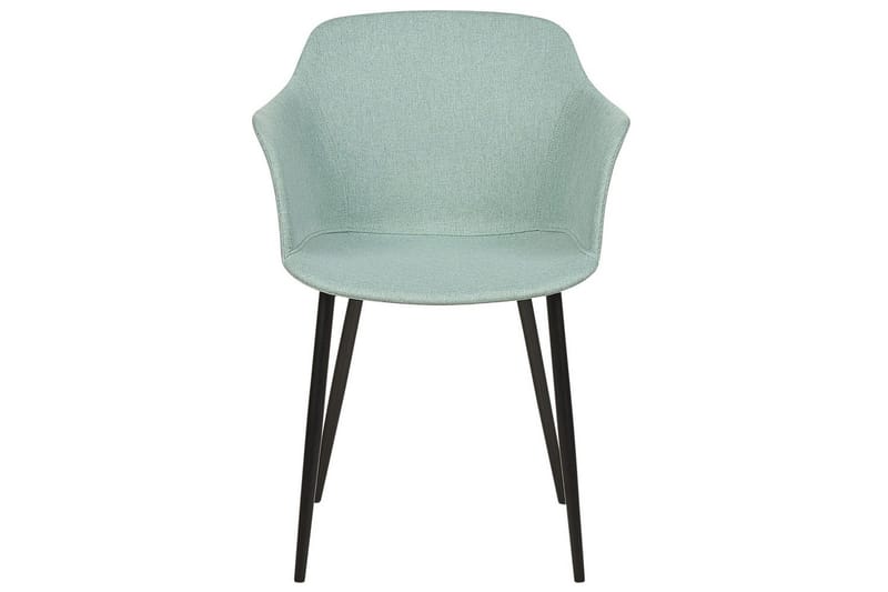 Sett med 2 spisestoler Elim - Mintgrønn, Svart - Møbler - Stoler & lenestoler - Spisestuestoler & kjøkkenstoler
